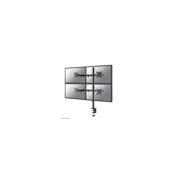 Neomounts FPMA-D550D4BLACK Monitorarm 13-32" - Klemme/Durchführung - 33 cm (13") - 81,3 cm (32") - 100 x 100 mm - Höhenverstellung - Schwarz