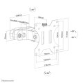 Neomounts FL40-430BL11 TV-Stangenhalterung 17-32" - Durchm. 28-60 mm - 75 x 75 mm - 100 x 100 mm - -30 - 30° - 0 - 180° - 360° - Schwarz