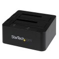 StarTech.com 2-fach USB 3.0 / eSATA Festplatten Dockingstation mit UASP für 2,5/3,5" SSD / HDD - HDD - SSD - Serial ATA III - 2.5,3.5" - 8 TB - USB 3.2 Gen 1 (3.1 Gen 1) Type-B - 6 Gbit/s