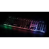 IC Intracom USB-Gaming-Tastatur mit LEDs und...