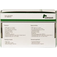 Inter-Tech HDD Gehäuse 2.5" Argus GD-25010 mit USB 3.1 Gen2 retail