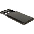 Inter-Tech 88884122 - HDD-Gehäuse - 2.5 Zoll - SATA - Serial ATA II - Serial ATA III - 10 Gbit/s - USB Anschluss - Schwarz