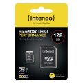 Intenso 3424491 - 128 GB - MicroSD - Klasse 10 - UHS-I - Class 1 (U1) - Temperaturbeständig - Schockresistent - Wasserdicht - Röntgensicher