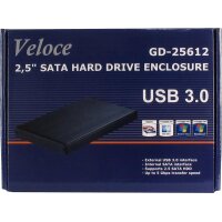 Inter-Tech Veloce GD-25612 - 2.5 Zoll - SATA - Serial ATA...