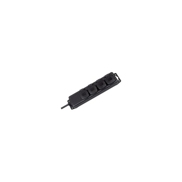 Brennenstuhl BN-1159960 - 4 AC-Ausgänge - 230 V - Schwarz - 2 m