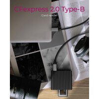 ICY BOX IB-CR404-C31 - CFast 2.0 - Schwarz - 10000 Mbit/s - Aluminium - Leistung - 59 mm