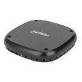 Manhattan 102346 - Drinnen - AC - Kabelloses Aufladen - 1,2 m - Schwarz