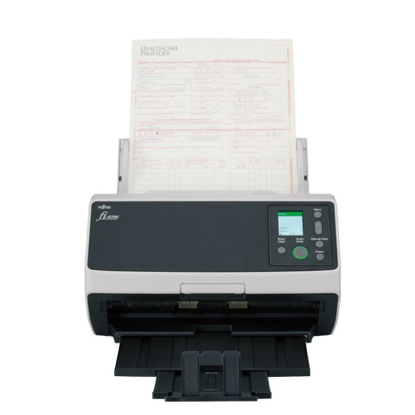 Fujitsu Ricoh fi-8190 - 216 x 355,6 mm - 600 x 600 DPI - 90 Seiten pro Minute - Graustufen - Monochrom - ADF + Scanner mit manueller Zuführung - Schwarz - Grau