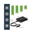 StarTech.com Dual Slot Festplattengehäuse für M.2 NGFF SATA SSDs - USB 3.1 (10Gbit/s) - RAID - SSD-Gehäuse - M.2 - M.2 - SATA - Serial ATA II - Serial ATA III - 10 Gbit/s - USB Anschluss - Schwarz