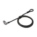 Kensington Slim-Laptopkombinationsschloss - Kensington - Schlüssel - Karbonstahl - Schwarz