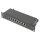 DIGITUS DN-91608S-EA - CAT 6A Patch Panel, geschirmt,8-Port 1HE, 10", Rack Mount,schwarz RAL 9005