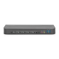 DIGITUS DS-12890 - KVM Switch, 4x1,DP, DP/HDMI Out,USB 4Kx2K@60Hz
