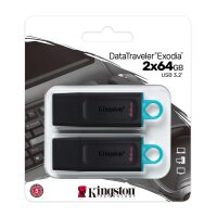 Kingston DataTraveler ® Exodia Schwarz + Türkis...