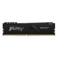 Kingston FURY Beast 16GB 3200MT/s DDR4 CL16 DIMM 1Gx8 Black - 16 GB - 1 x 16 GB - DDR4 - 288-pin DIMM