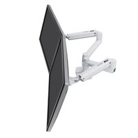 Ergotron LX Dual Side-by-Side Arm - Befestigungskit - Aluminium, haltbarer Stahl