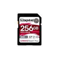 Kingston 256GB Canvas React Plus SDXC UHS-II 300R/260W U3...