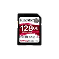 Kingston 128GB Canvas React Plus SDXC UHS-II 300R/260W U3...