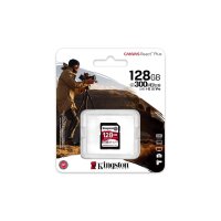 Kingston 128GB Canvas React Plus SDXC UHS-II 300R/260W U3 V90 for Full HD/4K/8K - Extended Capacity SD (SDXC)