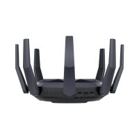 ASUS RT-AX89X AX6000 AiMesh - Wi-Fi 6 (802.11ax) - Dual-Band (2,4 GHz/5 GHz) - Eingebauter Ethernet-Anschluss - 3G - Schwarz - Tabletop-Router