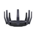 ASUS RT-AX89X AX6000 AiMesh - Wi-Fi 6 (802.11ax) - Dual-Band (2,4 GHz/5 GHz) - Eingebauter Ethernet-Anschluss - 3G - Schwarz - Tabletop-Router