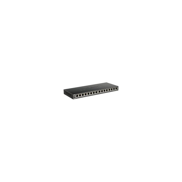 D-Link DGS-1016S - Unmanaged - Gigabit Ethernet (10/100/1000) - Vollduplex