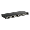 D-Link DGS-1016S - Unmanaged - Gigabit Ethernet (10/100/1000) - Vollduplex