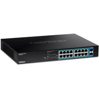 TRENDnet TPE-TG182 18-Port PoE Switch Gigabit PoE+ 240W - Switch - 1 Gbps