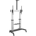 StarTech.com TV-Wagen - Heavy Duty Fernsehständer mit Rollen für 60-100 Zoll-Displays (100kg) - Höhenverstellbarer - rollender Flachbildschirm-Bodenständer - Universal-Fernsehhalterung mit Ablage - 2,54 m (100") - 200 x 200 mm - 1000 x 600 mm - -10 - 5° -