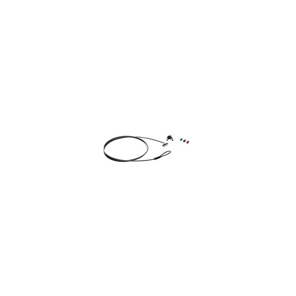 HP Sure Key Cable Lock - 1,83 m - Schlüssel - Schwarz - Silber