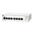 HPE Networking Aruba Instant On 1830 8G - Managed - L2 - Gigabit Ethernet (10/100/1000) - Vollduplex - Rack-Einbau