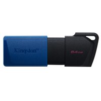 Kingston DataTraveler 64GB USB3.2 Gen 1 Exodia M (Schwarz + Blau) - 64 GB - USB Typ-A - 3.2 Gen 1 (3.1 Gen 1) - Dia - 10 g - Schwarz - Blau
