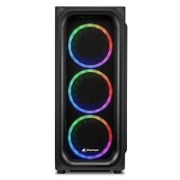 Sharkoon TK5M RGB ATX - Desktop - PC - Schwarz - ATX -...