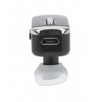 Manhattan Bluetooth-Headset - Bluetooth 4.0 + EDR - In-Ear Design - omnidirektionales Mikrofon - integrierte Bedienelemente - schwarz - Kabellos - Anrufe/Musik - 12 g - Kopfhörer - Schwarz