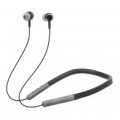 Manhattan Sound Science In-Ear Bluetooth-Sportheadset mit Nackenbügel - Bluetooth 5.0 + EDR - In-Ear-Design - omnidirektionales Mikrofon - integrierte Bedienelemente - schwarz - Kabellos - 20 - 20000 Hz - Anrufe/Musik - 39 g - Kopfhörer - Schwarz