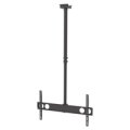Manhattan Universal TV-Deckenhalterung - Geeignet für Bildschirme von 37" bis 70"* und bis zu 50 kg - 0Â° bis -15Â° neigbar - 360Â° schwenkbar - Teleskopstange 105 bis 156 cm ausziehbar - schwarz - 50 kg - 94 cm (37") - 177,8 cm (70") - 200 x 200 mm - 800