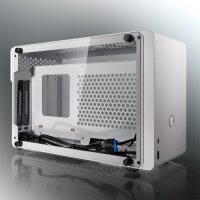 RAIJINTEK Ophion Mini-ITX Gehäuse Tempered Glass - weiß - Gehäuse - Mini-ITX