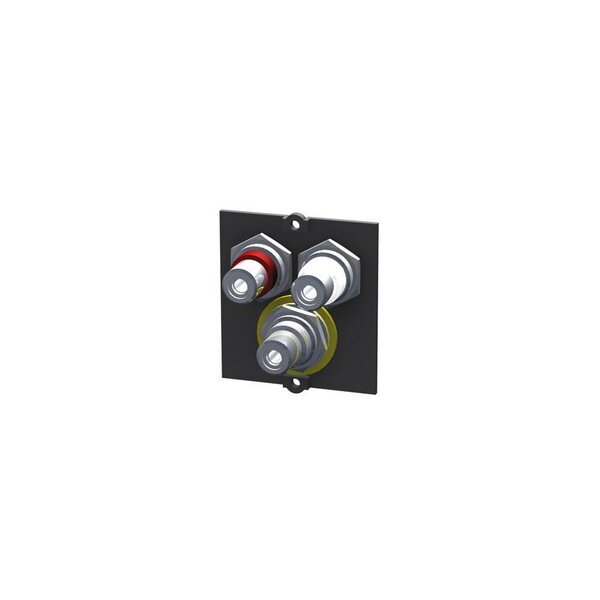 Bachmann 917.026 - 3 x RCA - 1 Modul(e) - Schwarz
