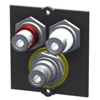 Bachmann 917.026 - 3 x RCA - 1 Modul(e) - Schwarz