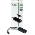 Inter-Tech ARGUS IT-811 - Schwarz - Realtek RTL8153 - 25 mm - 230 mm - 17 mm - 25 g