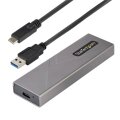 StarTech.com USB-C M.2 Externes Gehäuse für NVMe und SATA M.2 - USB-C/USB-A auf M.2 NVMe/SATA SSD - 10Gbit/s - M/B+M key M.2 Laufwerke - 2230/2242/2260/2280 - Aluminiumgehäuse - werkzeuglos - USB-C und USB-A Kabel - SSD-Gehäuse - M.2 - M.2 - 10 Gbit/s - U