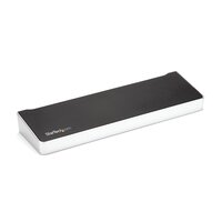 StarTech.com 4K USB-C Dock - Dreifach UHD 4K Monitor Dockingstation - Mac & Windows - USB-C zu HDMI & DisplayPort - 60W Power Delivery - 5x USB 5Gbps Hub - Kabelgebunden - USB 3.2 Gen 1 (3.1 Gen 1) Type-C - 3,5 mm - 10,100,1000 Mbit/s - IEEE 802.3 - IEEE