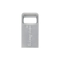Kingston DataTraveler 64GB Micro 200MB/s Metal USB 3.2 Gen 1 - 64 GB - USB Typ-A - 3.2 Gen 1 (3.1 Gen 1) - 200 MB/s - Ohne Deckel - Silber