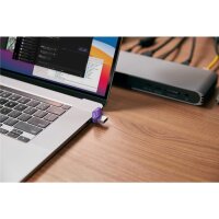 Kingston DataTraveler 128GB microDuo 3C 200MB/s dual USB-A + USB-C - 128 GB - USB Type-A / USB Type-C - 3.2 Gen 1 (3.1 Gen 1) - 200 MB/s - andere - Edelstahl - Violett