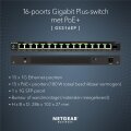 Netgear GS316EP-100PES - Managed - Gigabit Ethernet (10/100/1000) - Vollduplex - Power over Ethernet (PoE)