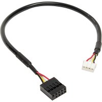Inter-Tech DMG-36 - Eingebaut - Kabellos - PCI Express - WLAN / Bluetooth - 5400 Mbit/s - Schwarz - Silber