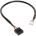 Inter-Tech DMG-36 - Eingebaut - Kabellos - PCI Express - WLAN / Bluetooth - 5400 Mbit/s - Schwarz - Silber