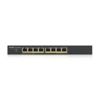 ZyXEL Switch GS1900-8HP 8x Gigabit PoE Ports smart managed lüfterlos L2 - Switch - 1 Gbps
