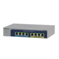 Netgear MS108UP - Unmanaged - 2.5G Ethernet (100/1000/2500) - Vollduplex - Power over Ethernet (PoE) - Wandmontage