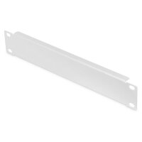 DIGITUS DN-10-BPN-01 - 1HE Blindabdeckplatte, 10 Zoll 45 x 255 x 10 mm, grau (RAL 7035)