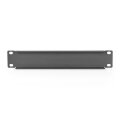 DIGITUS DN-10-BPN-01-B - 1HE Blindabdeckplatte, 10 Zoll 45 x 255 x 10 mm, schwarz (RAL 9005)